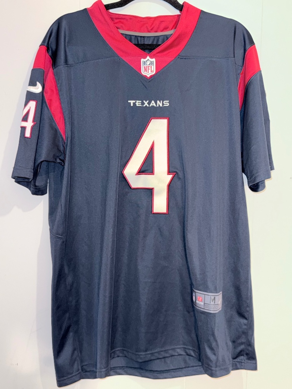 Houston Texans Deshaun Watson #4 Nike On Field NFL Players Jersey | Men’s Medium